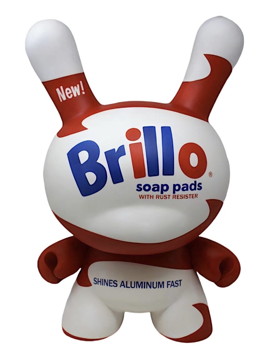 Andy Warhol Brillo Dunny Kidrobot 20 Figurine Limited Edition of 10